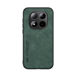 Funda de teléfono de cuero de lujo delgada, funda con sensación de piel de bebé con soporte magnético para coche para Redmi Note 15 Pro 5G - Product Image 4