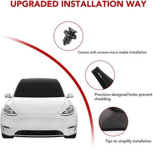 Ventes directes d'usine garde-boue de voiture bouclier de boue en caoutchouc souple <span class=keywords><strong>accessoires</strong></span> de bouclier de boue de roue arrière pour <span class=keywords><strong>tesla</strong></span> modèle <span class=keywords><strong>3</strong></span> - Product Image 3