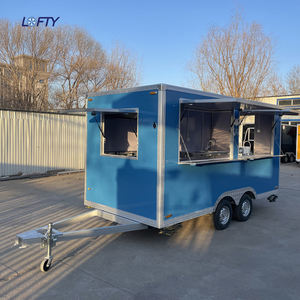 شاحنة طعام سوداء قياسية 16 قدمًا مع مقلاة عميقة مع مطبخ كامل - Product Image 3