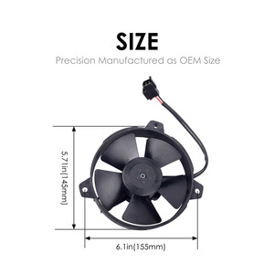 Ventilateur Va31 A101 46A 5,2 pouces 3010 3011 CFM pour refroidisseur d'huile de moto et VTT - Product Image 2