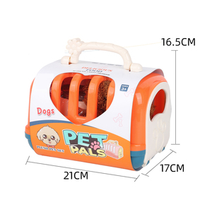 Juguetes Educativos, Jaula Veterinaria de Plástico, Juego de Roles, Juguetes para el Cuidado de Mascotas, Juguete de Peluche para Perros - Product Image 5
