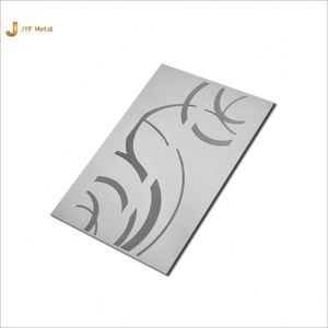 EX134 Custom Polished Stainless Steel <b>Plate</b> Elevator <b>Door</b> Decor 316 Metal Etched Bending Cutting Welding Services Included - Product Image 4