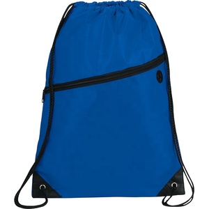 Sac à dos de sport grand format imperméable au design simple 2022, en polyester, avec cordon de serrage et poche pour écouteurs - Product Image 1