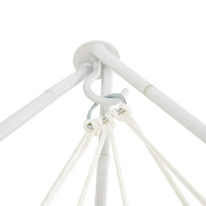 <span class=keywords><strong>Hamac</strong></span> familial circulaire <span class=keywords><strong>transportable</strong></span> avec support intérieur extérieur en métal balançoire suspendue robuste avec support de trépied - Product Image 3