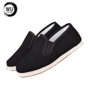 Scarpe Tradizionali Cinesi per Arti Marziali e Kung Fu per Ragazzi, Nere con Suola in Gomma AK e Tomaia in Tela, per la Stagione Primaverile - Product Image 2