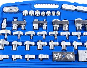 Kit de détection et de réparation de fuites de climatisation automobile universel 56 pièces, testeur de climatisation pour voitures et camions - Product Image 3