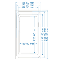 Caja de Embalaje Blanca Vacía de Alta Calidad para Teléfono Celular, Caja de Embalaje de Lujo para Teléfono Celular, Embalaje Minorista para Móviles