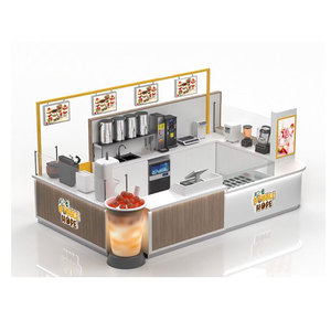 การออกแบบใหม่ล่าสุดในร่มโต๊ะกาแฟเคาน์เตอร์คาเฟ่ที่ทันสมัยการออกแบบตู้กาแฟขนาดเล็ก - Product Image 1