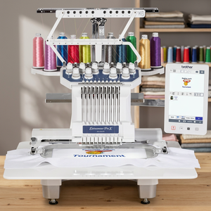 Machine à broder automatique informatisée à 10 aiguilles PR1055X, état neuf, 1500 tr/min, intervalle de tête personnalisé, origine américaine - Product Image 2