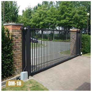 Puerta Corredera de Aluminio de Alta Gama, Sistema de Puerta Eléctrica con Características de Seguridad <span class=keywords><strong>para</strong></span> Automóviles, Abridor Automático <span class=keywords><strong>para</strong></span> Entradas de Vehículos <span class=keywords><strong>para</strong></span> Centros Comerciales y Hospitales - Product Image 5