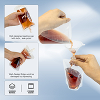 Pochettes Doypack en plastique avec bec verseur pour jus, lait, eau et autres liquides, pour l'emballage de boissons