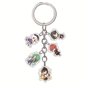 20 Nuevos Diseños, Set de 5 Piezas, Llavero de Acrílico Transparente de <span class=keywords><strong>Anya</strong></span> Strawberry de Anime para Mochilas y Colgantes - Product Image 6