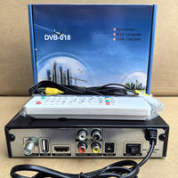 Set Top Box Decoder TV HD Allplay DVB-S2-619 dengan Penerima Digital AC3 1080P, Remote, dan Kabel AV