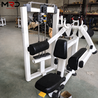 Máquina de Entrenamiento para Elevación de Hombros, Máquina de Elevación Lateral con Peso, Equipo de Entrenamiento de Fuerza para Gimnasio Comercial