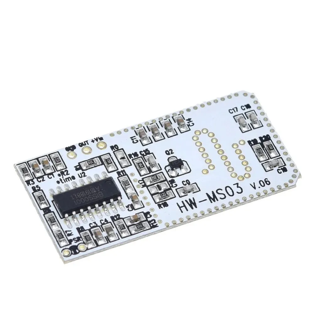 High Performance Motion Sensor Module Radar Motion Sensor HW-MS03 2.4GHz to 5.8GHz Microwave Radar Sensor Module for