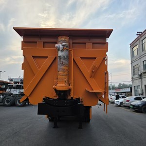 Promotion : Semi-remorque benne basculante 3 ou 4 <span class=keywords><strong>essieux</strong></span>, 40 m³, robuste, pour transport de marchandises et caravanes - Product Image 2