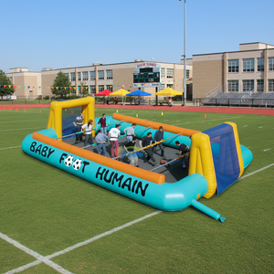 Terrain de jeu de football gonflable en PVC pour bébé, table de <span class=keywords><strong>baby</strong></span>-<span class=keywords><strong>foot</strong></span>, terrain de jeu de football, vente - Product Image 1