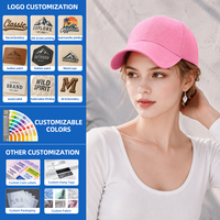Gorra de Béisbol Deportiva de 6 Paneles, 100% Poliéster, 22 Colores Disponibles, Logotipo Personalizado, Bordado e Impresión, Ajustable, Estilo Dad Hat, OEM ODM, Venta al Por Mayor