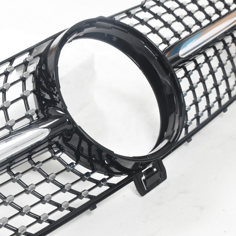 Rejilla Delantera De Parrilla Negro ABS Para Mercedes Clase CLS W219 (2004-2007) - Cromado Negro