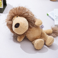 Peluche personnalisée Lion à poils longs super douce, jouet personnalisable avec fonction anti-stress, cadeau d'anniversaire