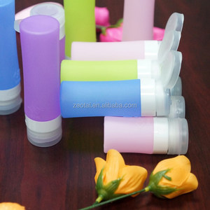 Bouteille de voyage anti-fuite rechargeable pour articles de toilette, accessoires de voyage en silicone liquide compressible, ensemble de trois pièces - Product Image 6