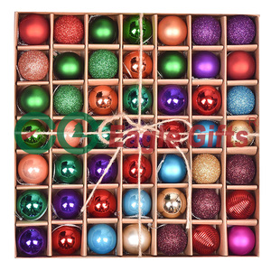 EAGLEGIFTS 30mm 49 pezzi <span class=keywords><strong>blu</strong></span> argento ornamenti natalizi decorazioni a sfera - Product Image 4