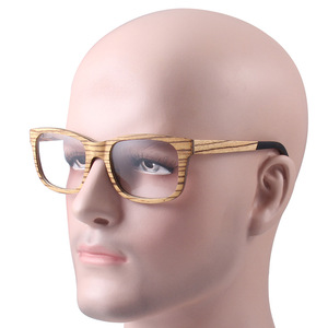 Montures de lunettes optiques en bois Conchen, monture carrée complète, protection anti-lumière bleue, unisexe, verres en résine, fabriqué à Wenzhou - Product Image 5