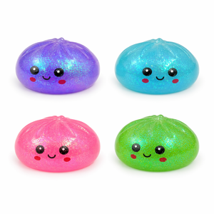 Juguete Blandito Transparente con Purpurina, Juguete Sensorial de Lenta Recuperación para Aliviar la Ansiedad, Juguetes Blanditos con Color Sorpresa - Product Image 3