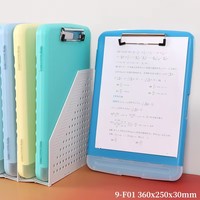 Portapapeles Plegable WEISHENG PP A4, Organizador de Archivos de Papelería, Portapapeles de Enfermería con Portaplumas, Caja de Almacenamiento para Portapapeles Tamaño Carta