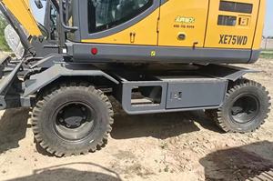 Prix d'usine XE75WD Excavatrice sur roues 7 points 3 tonnes, godet de 0,3 m³, machine hydraulique haute efficacité - Product Image 5