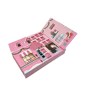 Weihnachts-Tee-Adventskalender Pyramidenförmige Lose Teebeutel Recycelbar Magnetverschluss UV-Beschichtung Individuelles Logo OEM Verfügbar - Product Image 3