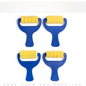 Set di Pittura con Spugna <span class=keywords><strong>per</strong></span> Bambini Bview Art 19 Pezzi - Kit Artistico Completo con Timbri in Spugna, Tavolozza e Grembiule <span class=keywords><strong>per</strong></span> Bambini Piccoli - Product Image 4