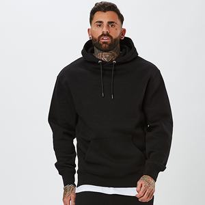 เสื้อมีฮู้ดผ้าฝ้ายออร์แกนิกสำหรับผู้ชายสำหรับทุกเพศเสื้อผ้าแนวสตรีทซิลิโคนลำลองขนาดใหญ่ - Product Image 1