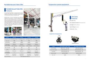 Nuovo Sollevatore a Tubo Sottovuoto per Sacchi OTM Certificato CE, Rotazione a 360°, Capacità 50kg - Product Image 2