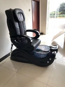 Vente chaude Beauté De Luxe En Cuir <span class=keywords><strong>Blanc</strong></span> <span class=keywords><strong>Manucure</strong></span> Pas De Plomberie Message Spa Pédicure Chaise - Product Image 4
