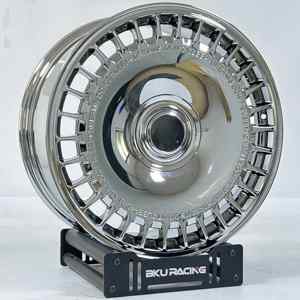 Rines Forjados Bku para <span class=keywords><strong>Bentley</strong></span> Flying Spur, <span class=keywords><strong>Mulsanne</strong></span>, Bentayga, Continental GT, 5x130, 20, 21, 22 Pulgadas, Rines de Aleación Cromados - Product Image 2