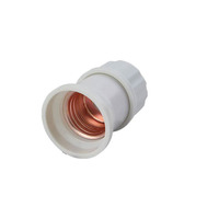 Tête de lustre à vis E27 douille cylindrique de lampe suspendue tête de lampe intérieure et extérieure base de lumière d'éclairage