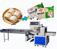 Machine d'emballage à flux horizontal pour bâtonnets d'encens, nouilles, tortillas congelées, pain, fruits, sandwichs, aliments
