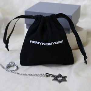 Sac en coton à cordon personnalisé PERFECTUSM pour accessoires capillaires, avec logo sérigraphié, écologique, sécurité, cadeau du Guangdong - Product Image 3