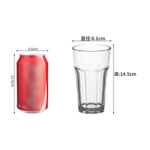 Acrylic <strong>Octagonal</strong> Beer Mug Transparent Bar KTV Special High-Temperature Resistant PC Anti-Drop Plastic Mug Wine <strong>Glass</strong> Type