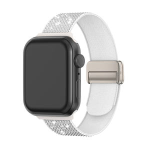 Coolyep alta calidad transpirable magnético hebilla <span class=keywords><strong>de</strong></span> acero inoxidable trenzado Nylon 20mm 22mm correa <span class=keywords><strong>de</strong></span> reloj inteligente para Apple Watch brazalete - Product Image 2