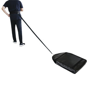 Sacs de sable lestés réglables pour l'entraînement physique, équipement de gym avec 3 poches intérieures, utilisation universelle, maille en PVC noir - Product Image 4