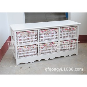 White Country Style Tv Cabinet Solid Wood <b>Storage</b> <b>Media</b> Cabinet For Living Room - Product Image 2