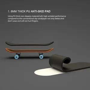 Children's Toy Mini Finger Skate Maple Wood Finger Board Finger Skateboard 29mm Deck With Bearings