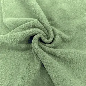 Tops de exterior de color personalizado ropa de tela reciclada polar 100% fibra de poliéster color personalizado transpirable para chaquetas de hombre