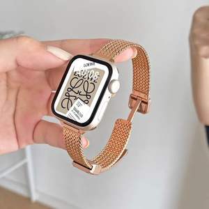 <span class=keywords><strong>Bracelet</strong></span> de montre magnétique fin en acier inoxydable pour <span class=keywords><strong>Apple</strong></span> <span class=keywords><strong>Watch</strong></span> Series 11 10 9 8 7, <span class=keywords><strong>bracelet</strong></span> en métal pour femmes, <span class=keywords><strong>bracelet</strong></span> en métal 41 mm 44 mm 45 mm - Product Image 6