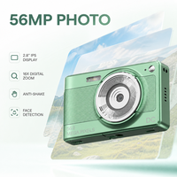Appareil photo numérique CMOS 56MP avec écran HD de 2,8 pouces, zoom numérique 16X, stabilisation d'image