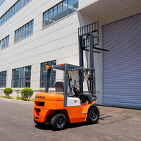 Nouveau chariot élévateur diesel 2 tonnes, chariot élévateur à petites roues 2,5 tonnes, 3 tonnes, hauteur de levage 3m pour la manutention d'équipements