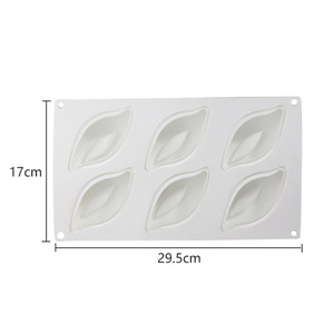 Flower Bud Silicone Mold 6 Cavity Cake Decorating Baking Tool For Chocolate Mousse DIY Petal Shape Kitchen Supplies - Product Image 2