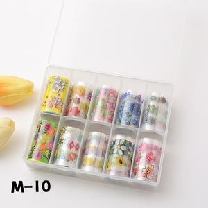 กระดาษลายเล็บ 3 มิติ พรีเมียม ขนาด 4x100 ซม. ลายดาวบนท้องฟ้า ลายเลเซอร์ ลายพังก์ สติ๊กเกอร์ แถมฟรี ฟอยล์พลาสติกสำหรับตกแต่งเล็บแบบพรีเมียม - Product Image 4